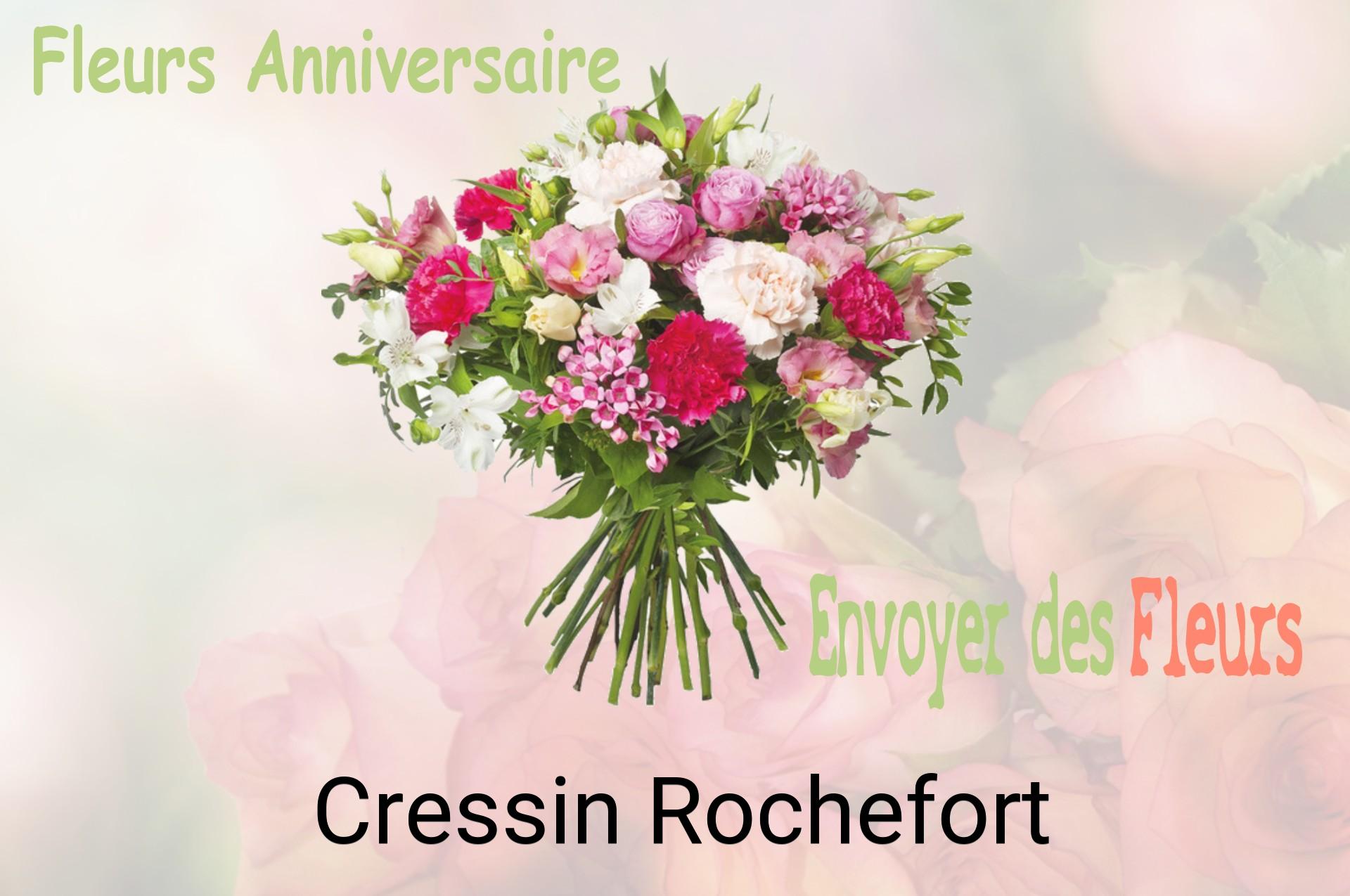 Bouquet de fleurs d’anniversaire livré à Cressin-Rochefort